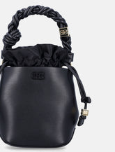 Ganni black Mini Bou bucket bag -  | Spazio Pritelli