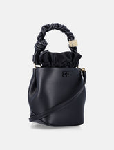 Ganni black Mini Bou bucket bag -  | Spazio Pritelli