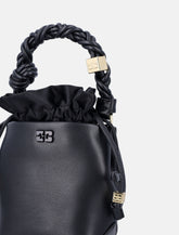 Ganni black Mini Bou bucket bag -  | Spazio Pritelli