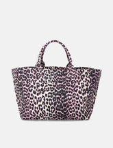 Ganni leopard sequin XXL tote -  | Spazio Pritelli