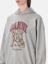 Felpa con cappuccio GANNI Tiger -  | Spazio Pritelli