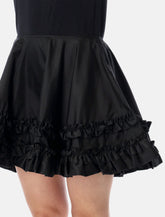 Ganni gonna mini in nylon Duchesse -  | Spazio Pritelli