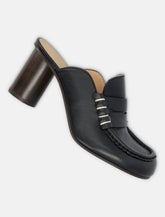 JW Anderson black heeled Loafer Mule -  | Spazio Pritelli