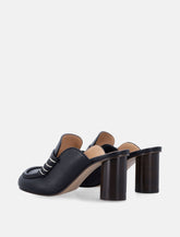 JW Anderson black heeled Loafer Mule -  | Spazio Pritelli