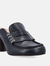 JW Anderson black heeled Loafer Mule -  | Spazio Pritelli