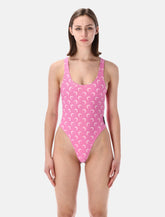 Marine Serre moon print one piece swimsuit -  | Spazio Pritelli