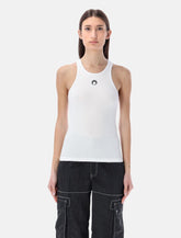 Marine Serre organic cotton tank top -  | Spazio Pritelli