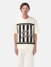 Ami Paris cotton jersey t-shirt with printed panel -  | Spazio Pritelli