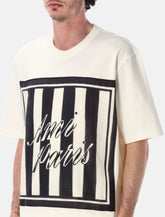 Ami Paris cotton jersey t-shirt with printed panel -  | Spazio Pritelli
