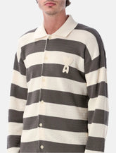 Ami Paris Ami De Coeur striped cotton cardigan -  | Spazio Pritelli