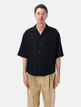 Ami Paris boxy short sleeve viscose shirt -  | Spazio Pritelli