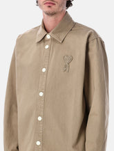 Ami Paris cotton twill overshirt -  | Spazio Pritelli