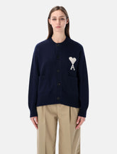 Ami Paris Ami de Cœur knit cardigan -  | Spazio Pritelli