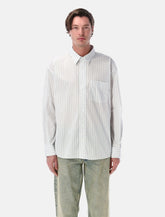 Sunflower New Base white cotton stripe shirt -  | Spazio Pritelli