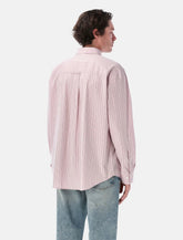 Sunflower New Base pink cotton stripe shirt -  | Spazio Pritelli