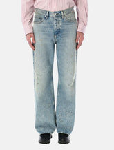 Sunflower Relaxed Boot paint worn jeans -  | Spazio Pritelli