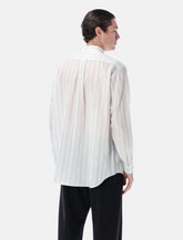 Comme Des Garçons Shirt striped cupro shirt -  | Spazio Pritelli