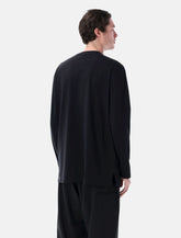 Y-3 long sleeve black jersey t-shirt -  | Spazio Pritelli
