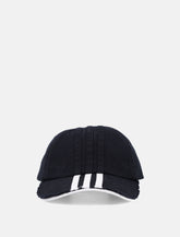 Y-3 Stripes black cap -  | Spazio Pritelli