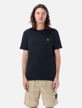 Stone Island cotton jersey t-shirt with Compass patch -  | Spazio Pritelli