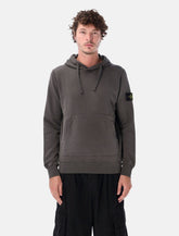 Felpa con cappuccio Stone Island in cotone biologico -  | Spazio Pritelli