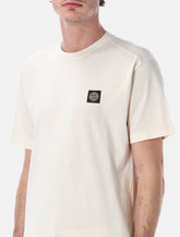 Stone Island cotton jersey t-shirt with Compass patch -  | Spazio Pritelli