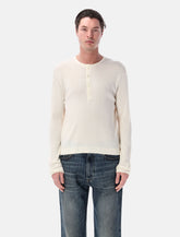 Our Legacy Fine Henley cotton crepe sweater -  | Spazio Pritelli