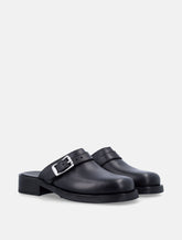 Our Legacy Camion leather mule with buckle -  | Spazio Pritelli