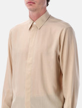 Lardini Oversized linen & lyocell shirt -  | Spazio Pritelli