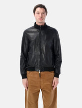 Sword 6.6.44 leather bomber jacket -  | Spazio Pritelli