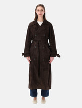 Trench in pelle scamosciata Sword -  | Spazio Pritelli
