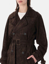 Trench in pelle scamosciata Sword -  | Spazio Pritelli