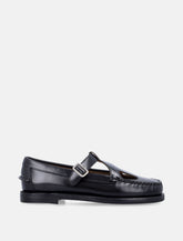 Sebago Angelina tale black leather moccasins -  | Spazio Pritelli