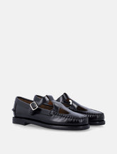 Sebago Angelina tale black leather moccasins -  | Spazio Pritelli