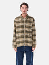 HUF Megablast Plaid Fuzzy Jacket -  | Spazio Pritelli