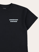 American Vintage Kids Fizvalley black logo t-shirt -  | Spazio Pritelli