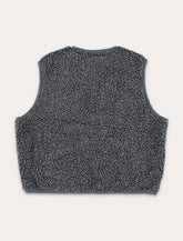 American Vintage Kids Hoktown grey fleece vest -  | Spazio Pritelli