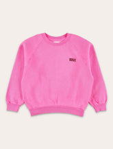 American Vintage Kids Izubird neon pink crewneck sweatshirt -  | Spazio Pritelli