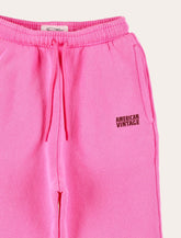American Vintage Kids Izubird neon pink jogger pants -  | Spazio Pritelli