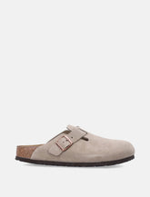 Birkenstock Boston Suede Taupe -  | Spazio Pritelli