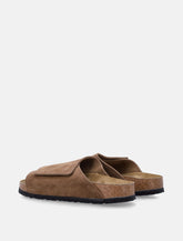 Birkenstock Solana dark tea VL suede sandals -  | Spazio Pritelli