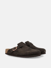 Birkenstock Boston mocca suede mule -  | Spazio Pritelli
