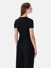 Fendi ribbed cotton t-shirt -  | Spazio Pritelli