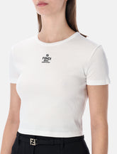 Fendi ribbed cotton t-shirt -  | Spazio Pritelli