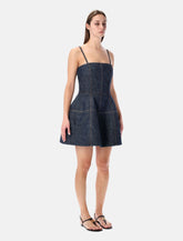MINI DRESS DENIM FF EMB -  | Spazio Pritelli