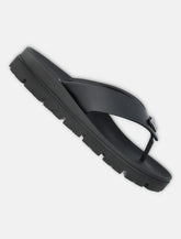 Prada rubber thong sandals logo -  | Spazio Pritelli
