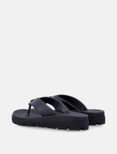 Prada rubber thong sandals logo -  | Spazio Pritelli
