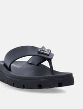 Prada rubber thong sandals logo -  | Spazio Pritelli