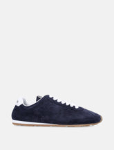 Miu Miu Plume suede sneakers with logo -  | Spazio Pritelli