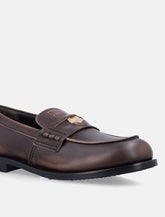 Mocassini Miu Miu in pelle effetto vintage con morsetto -  | Spazio Pritelli